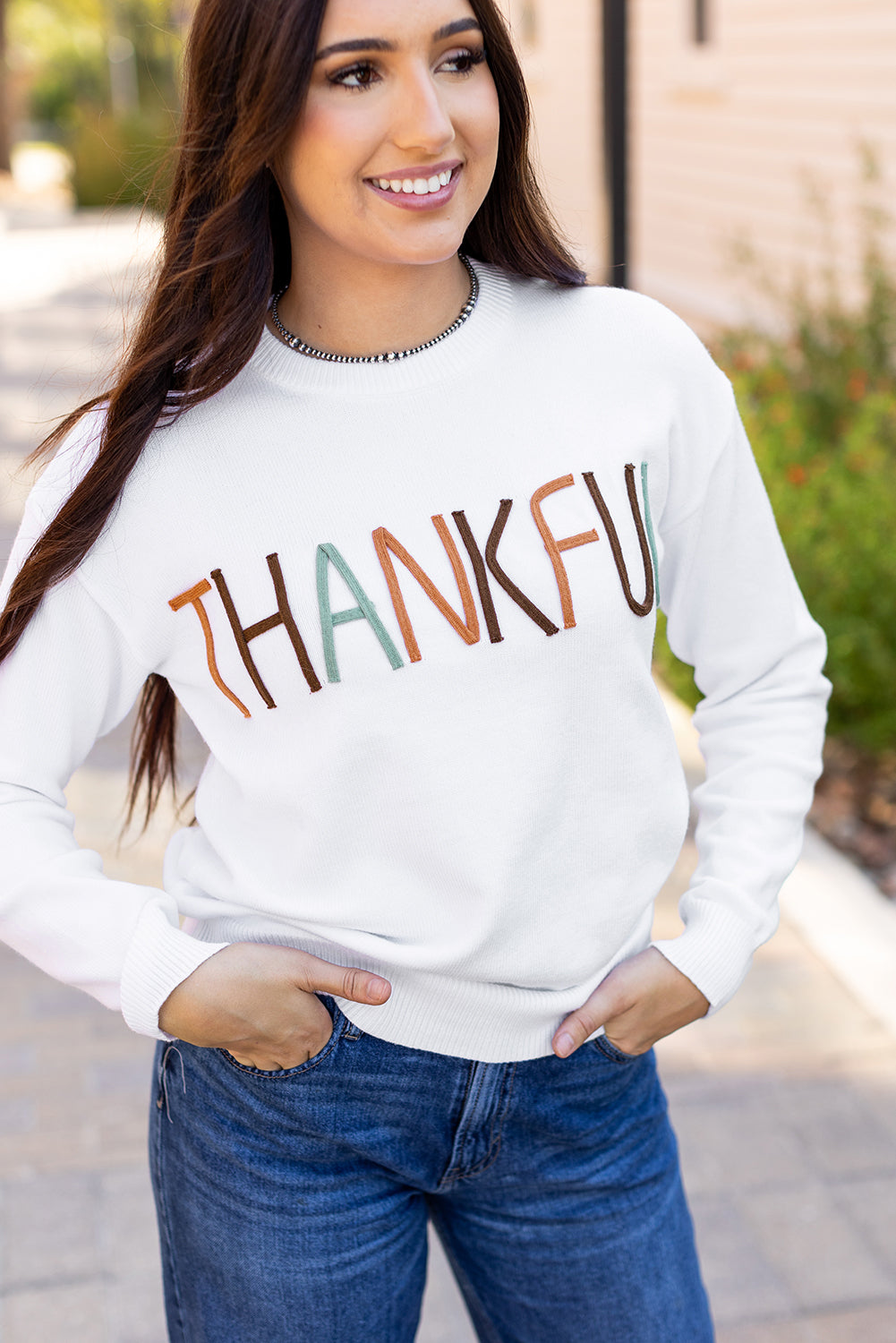 Thankful for What I Have Sweater